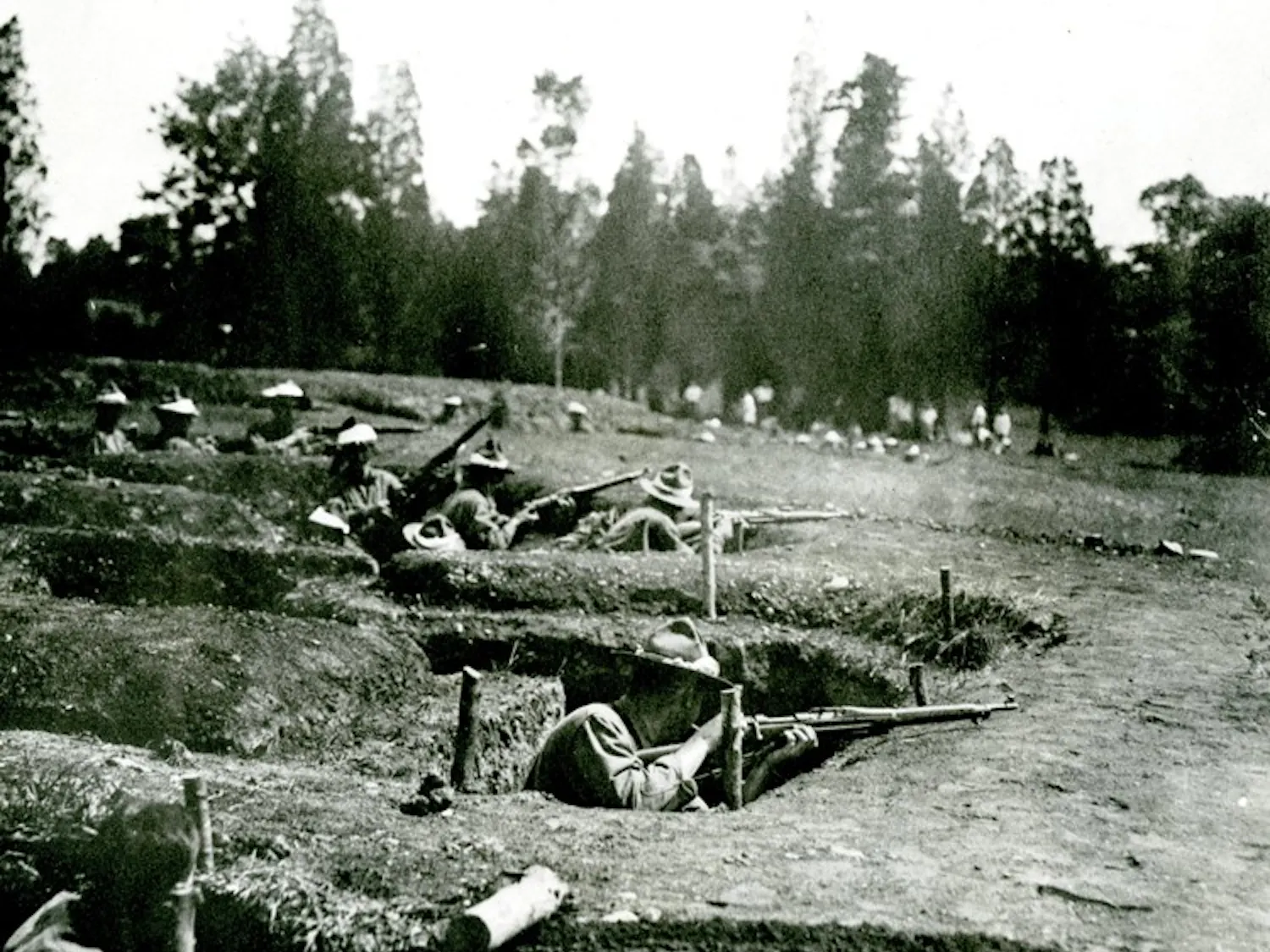 DIGGING DEEP — The Gas and Flame Regiment, also known as the “Hell Fire Battalion,†was trained in trench warfare and chemical weapons. The regiment fought off German attacks in France.