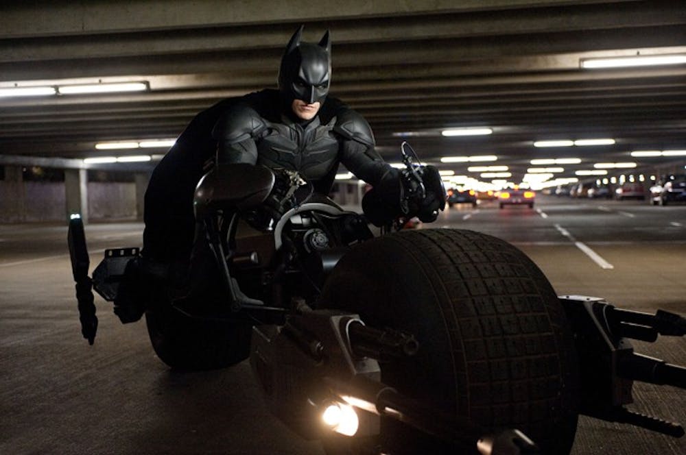 Christian Bale (â€œThe Fighterâ€) returns to play the dual role of Bruce Wayne/Batman as he flies across Gotham City. 