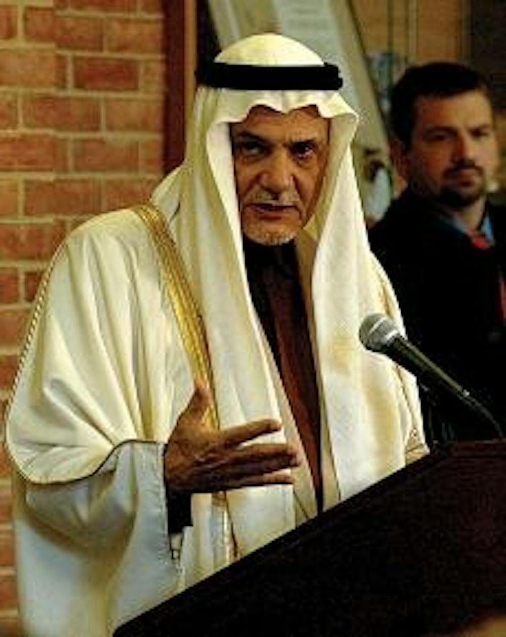 U.S.-Saudi AmbassadorTurki Al-Faisal emphasized the need for understanding in a speech on Friday.