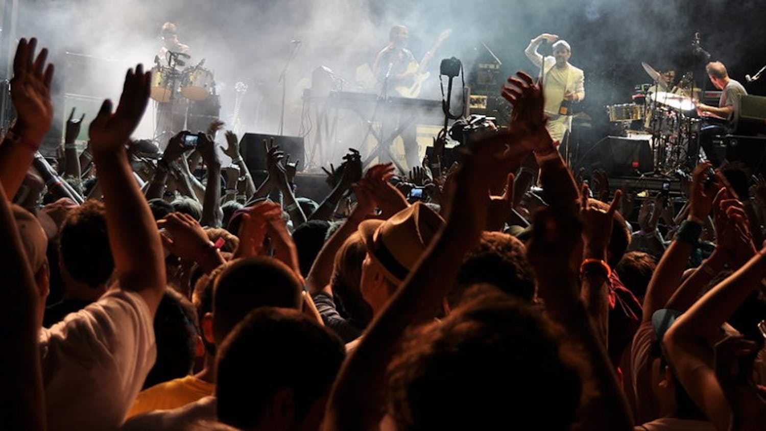 LCD Soundsystem, pictured performing in 2010, will perform at The Anthem for two nights in October.&nbsp;