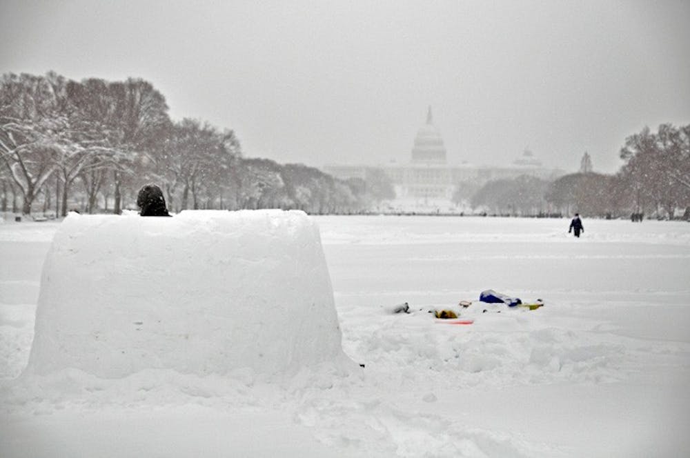 SNOâ€™ LAUGHING MATTER â€” The National Weather Service reported that last weekâ€™s snowfall contributed to a total of 55.9 inches of snowfall this season. Some point to this record-breaking number as evidence of climate change. Only 57 percent of people believe in global warming, according to a Yale University poll.