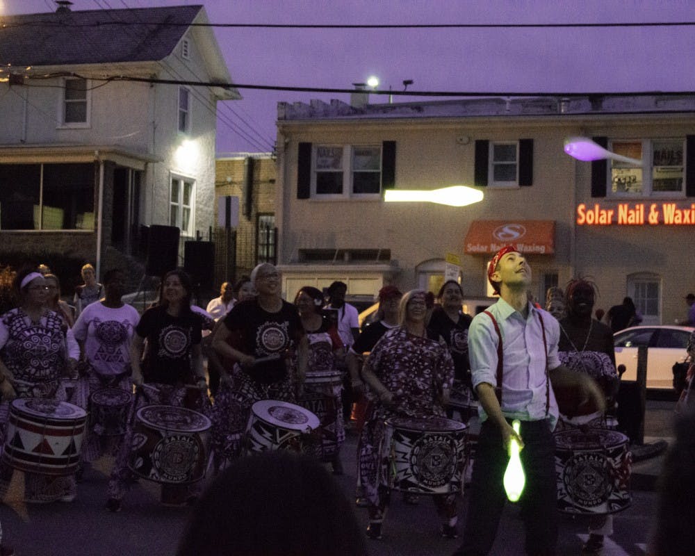 Drum Ensemble at Art All Night 2019