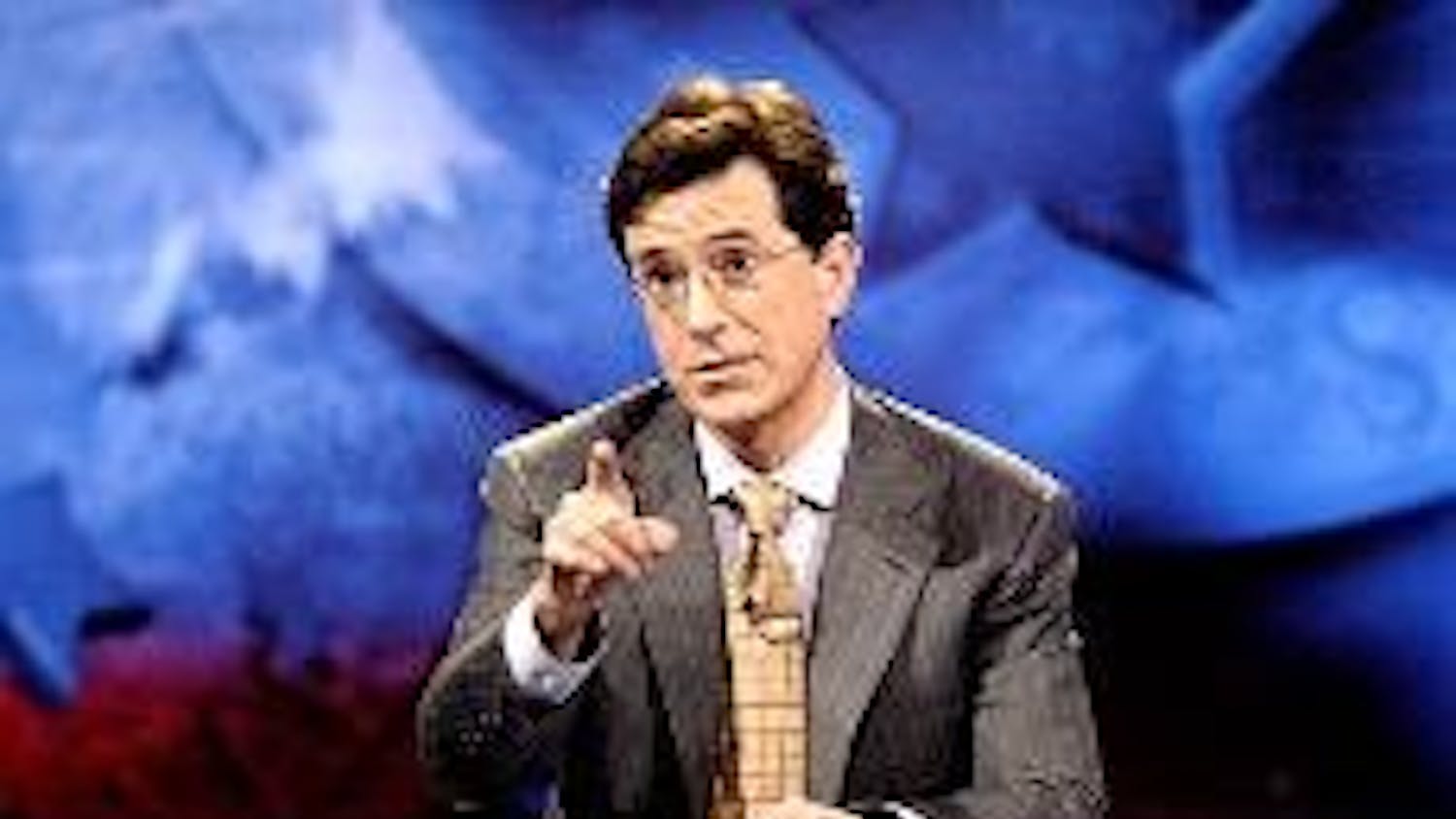 AMERICAN HERO- Stephen Colbert spoofs famous news commentators by delivering news in irreverent ways, punctuating his presentations with special segments such as "The Word" and "Better Know A District" and was recently denied presidential candidacy