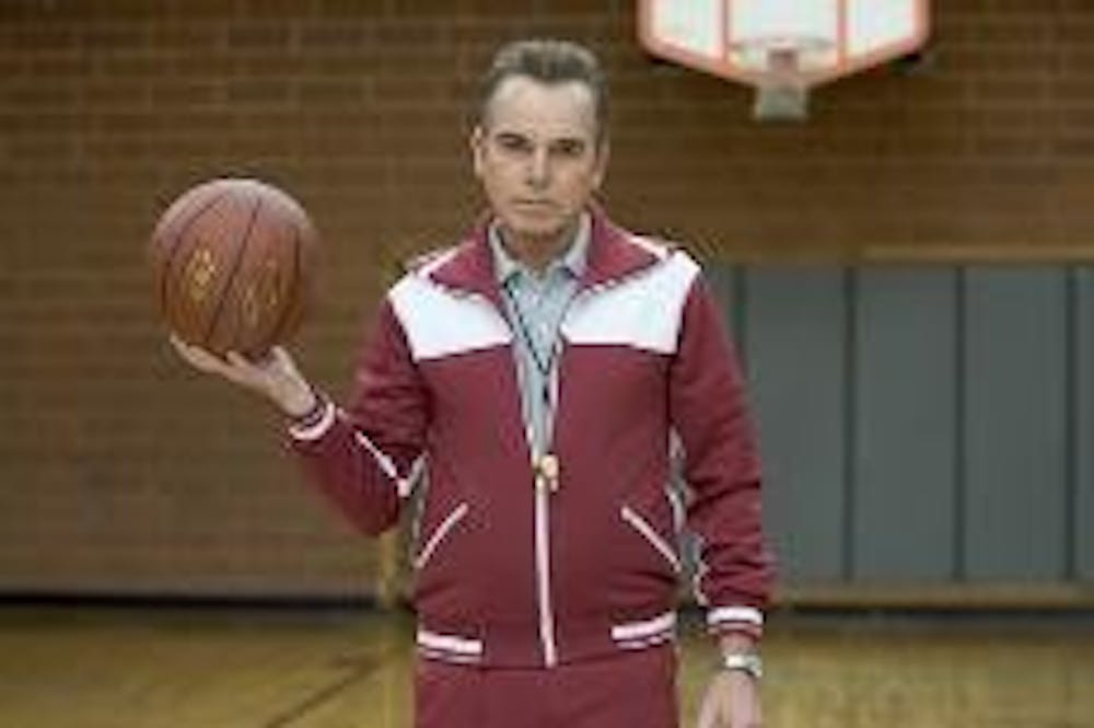 WOODCOCK BRINGS THE BALLS - Mr. Woodcock, played by Billy Bob Thornton, terrorized John Farley, played by Seann William Scott, through his middle school years. Now, after 13 years, Mr. Woodcock is looking to hedge his way into Farley's life once again - b