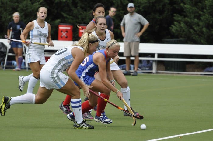 Kati Rothenhoefer and the Eagles nearly knocked off No. 3 Old Dominion, falling 2-1 to the Lady Monarchs Aug. 26 at Jacobs Field.