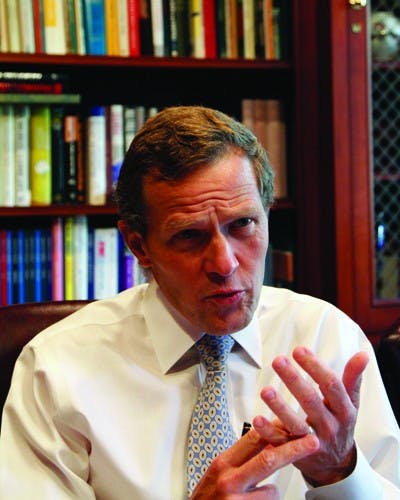 HAIL TO THE CHIEF (OF STAFF) â€“ David Taylor manages many areas of AU as Chief of Staff. His current projects include overseeing the Campus Plan, WAMU and the Office of Special Events.