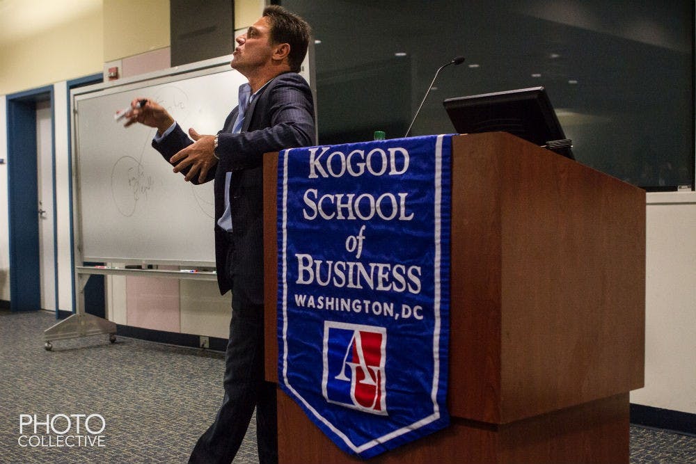 Former “Wolf of Wall Street” offers AU students candid advice