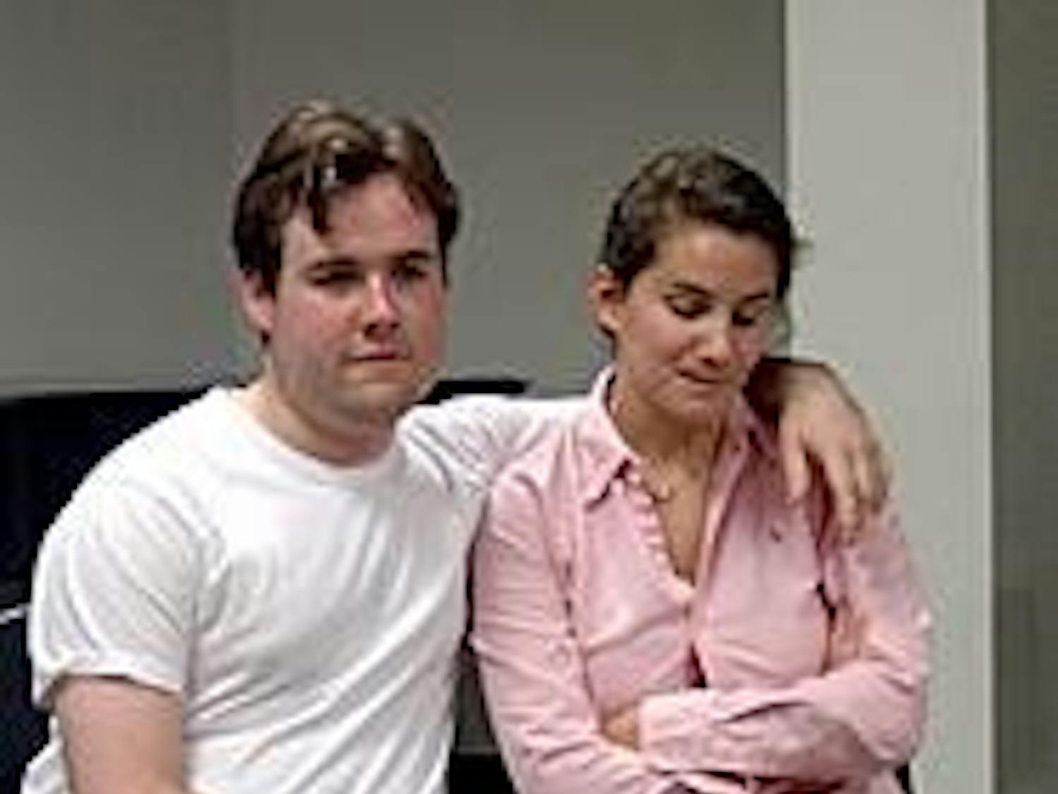 Flynn and Parker star in the new AU Players production, 'The Sleeper.'