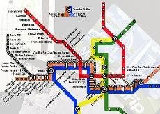 AIR TRAVEL - The proposed addition of the silver line would provde a direct Metrorail link to Dulles International Airport. The line would run along the orange line from Stadium-Armory to East Falls Church station and then expand northwest into Virginia.