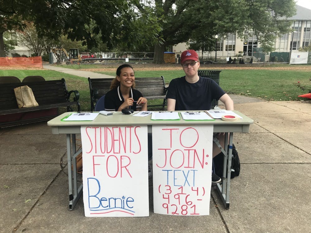 Photo for Democratic Primary Clubs- Bernie Table.jpg