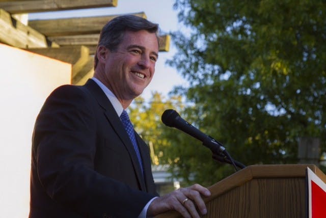 	Doug Gansler poses for a picture.