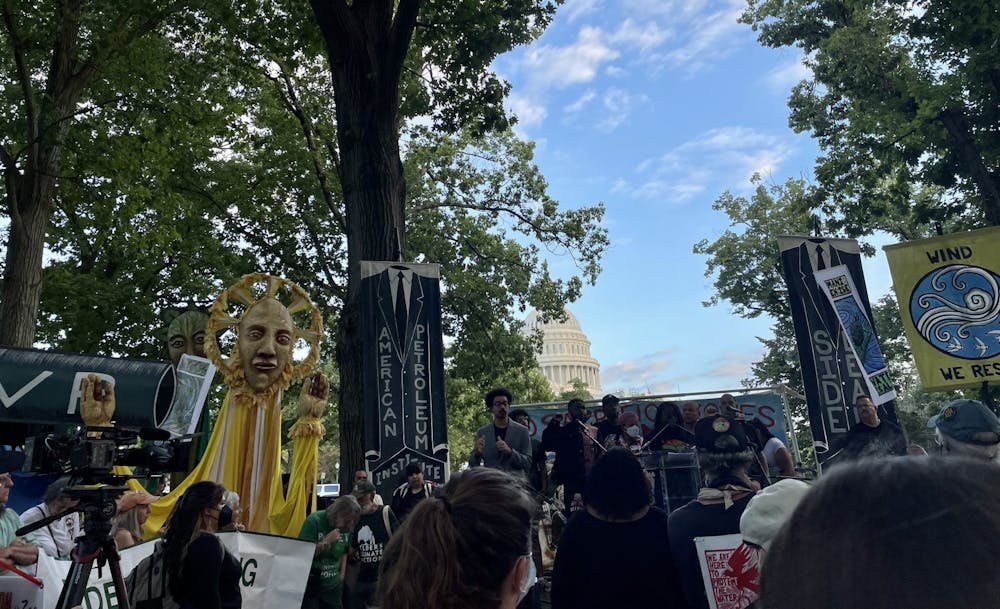 Protestors from across the U.S. come to the Capitol to resist sacrifice zones