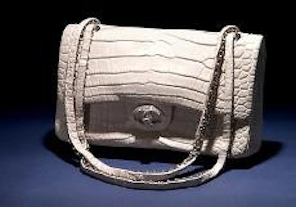CROCO-DAZZLE - Chanel's Diamond Forever Classic Bag will set you back $261,000 but will launch you into the fashionista stratosphere. The diamond-encrusted handles weigh over three-and-a-half carats. Be one of the lucky 13 to own this jewel! Professionals
