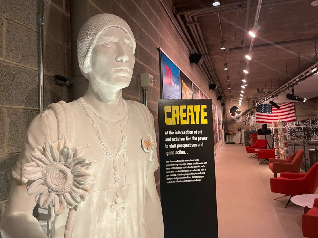 gun violence exhibit