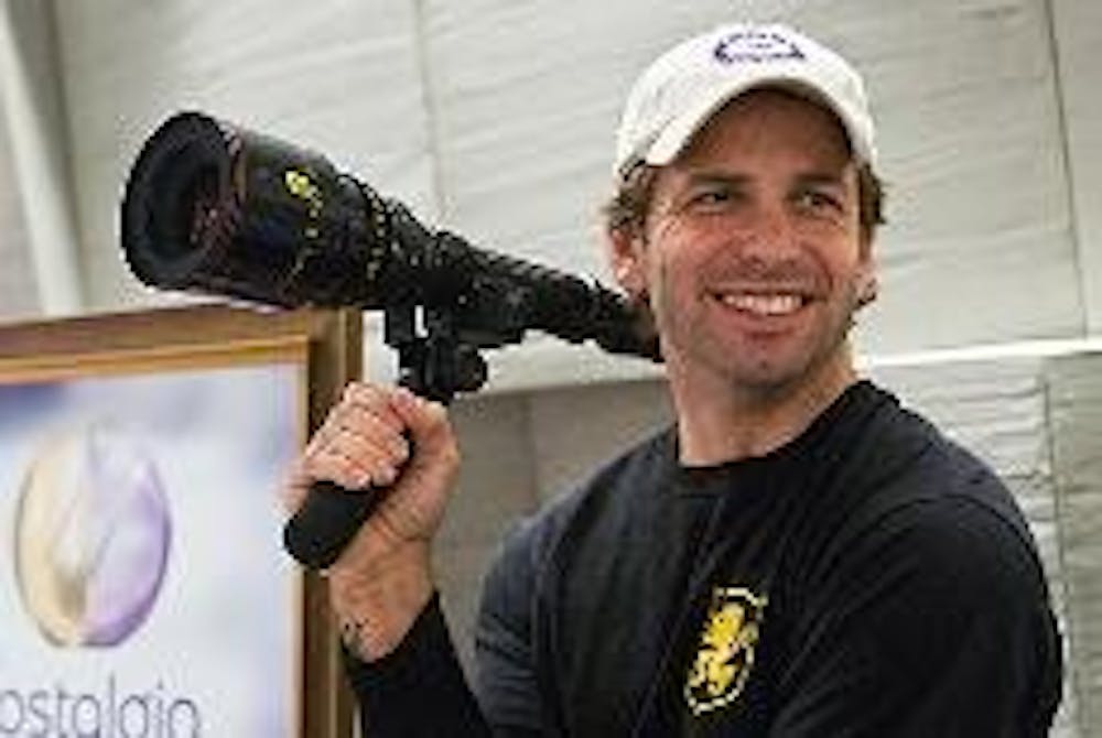 FANBOY FILMMAKER - Zack Snyder took his unique action sensibilities to "Watchmen" after making a name for himself with his remake of "Dawn of the Dead" and his adaptation of another comic book franchise, "300." In crafting his movie, Snyder referred to th