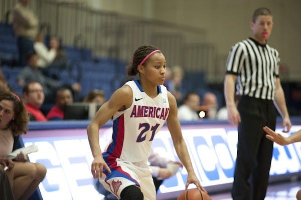AU lost 52-42 to Navy as the Eagles dropped their third straight game. Alexis Dobbs (seen here against Lehigh) led all Eagles in scoring with 12.