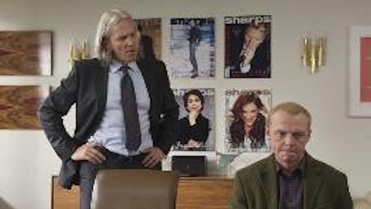 BURNING BRIDGES - Jeff Bridges of "Big Lebowski" fame joins funny man Simon Pegg of the British comedy-slashers "Shaun of the Dead" and "Hot Fuzz" in "How to Lose Friends and Alienate People," which hits theaters Oct. 3.