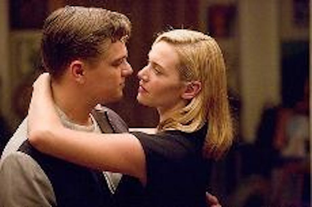 REVOLUTIONARY REUNION - Leondardo DiCaprio and Kate Winslet reunite on screen as a couple growing dissatisfied with their suburban lifestyle in "Revolutionary Road," adapted from the Richard Yates novel.