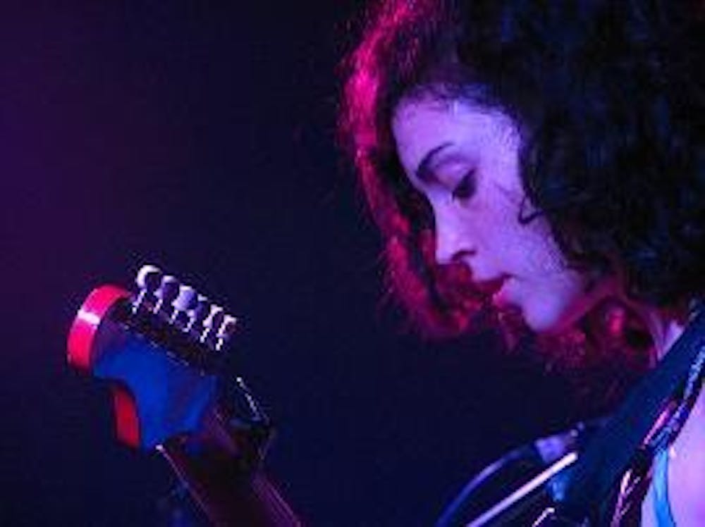 ANGELIC - Crooner Annie Clark won audiences over with her candor, lovely face and beautiful voice Tuesday night at the Rock and Roll Hotel. "Marry Me," Clark's first album that was released under her pseudonym St. Vincent, takes on the subject of love fro