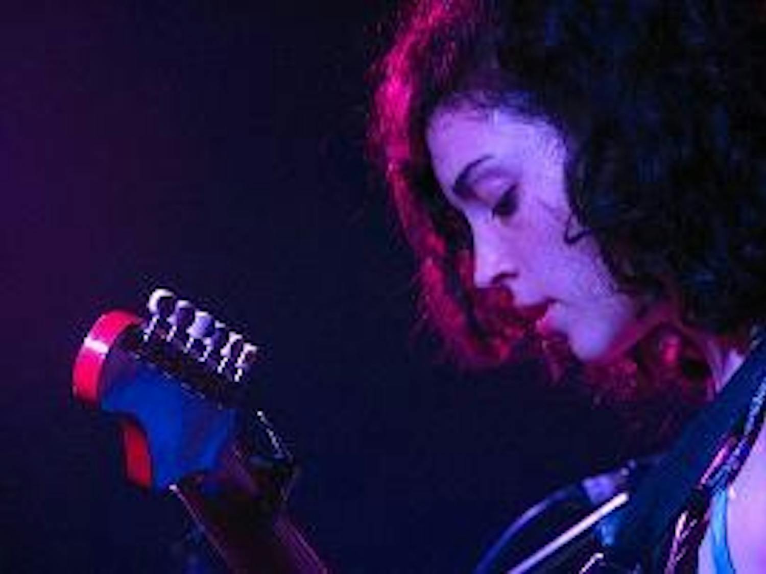 ANGELIC - Crooner Annie Clark won audiences over with her candor, lovely face and beautiful voice Tuesday night at the Rock and Roll Hotel. "Marry Me," Clark's first album that was released under her pseudonym St. Vincent, takes on the subject of love fro