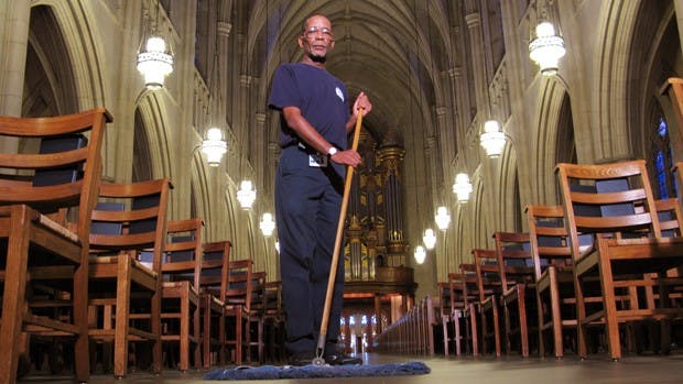 MR. CLEAN â€” Patrick Chenâ€™s new documentary, â€œThe Philosopher Kings,â€ sheds light on custodians working in colleges in America, from Ivy League schools like Duke to small liberal arts colleges. The film, a leading entry in this yearâ€™s D.C. Labor Film Fest, played recently at Georgetown.