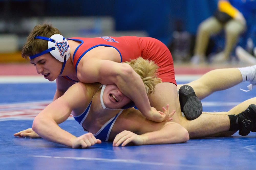 Eagles wrestling notches first victory of the season, giving Borrelli first win as head coach