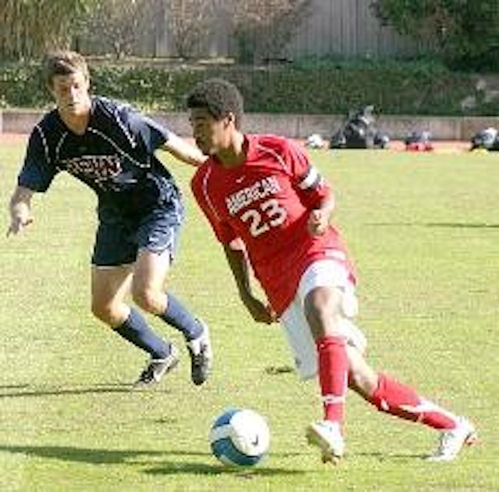 No. 23 Nigel White and the Eagles won their first overtime game of the season yesterday.