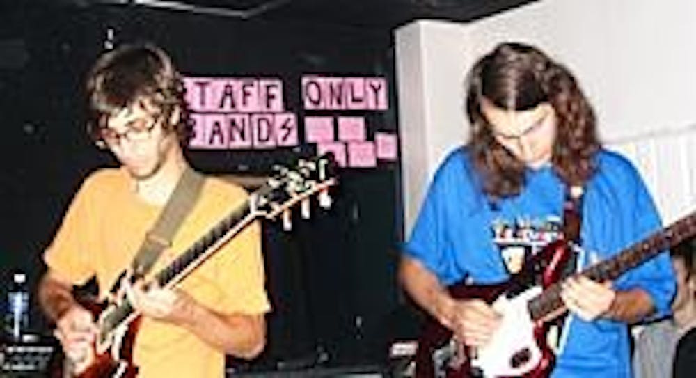 Guitarists Ben Milner and Robby Moncrieff picked with precision Monday night. The crowd, a welcome mix of well-pierced hipsters and sweaty gamer elites, rocked to the tune of nostalgia. 