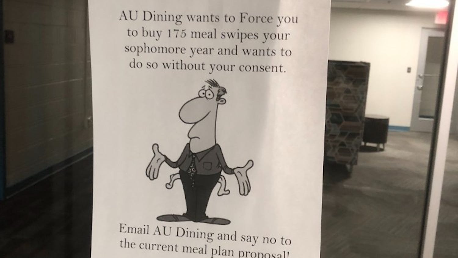 AU Dining poster