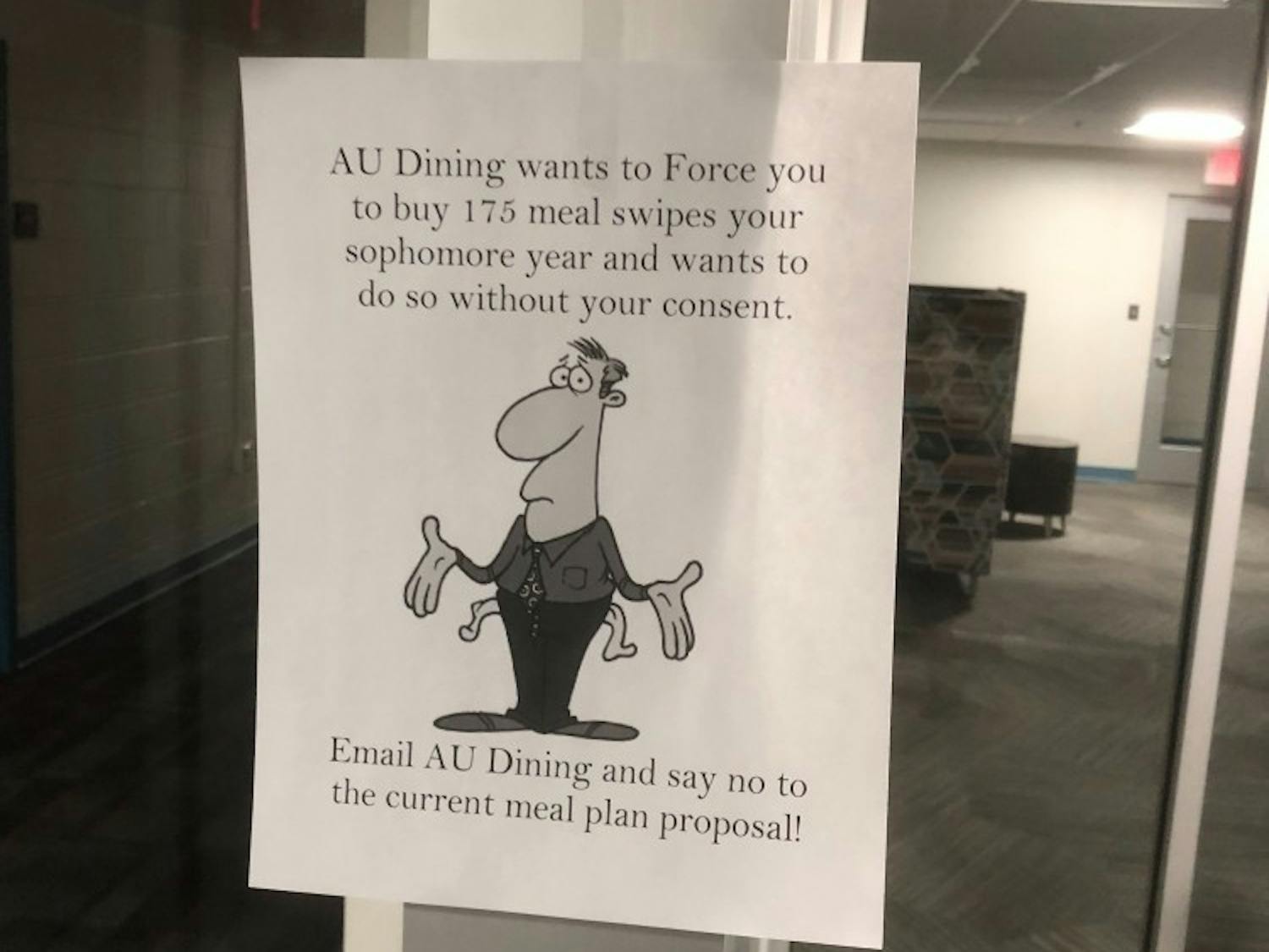 AU Dining poster