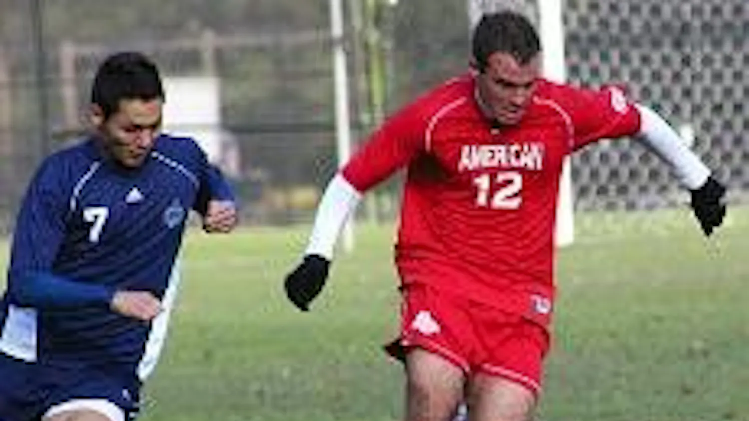 No. 12 Phillip Purdy dribbles down the field in Tuesday's loss.