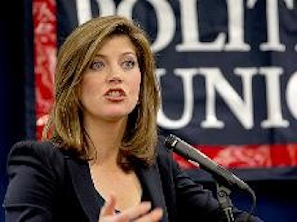 TALKIN' POLITICS - Norah O'Donnell, MSNBC's chief Washington correspondent, speaks Monday as part of CIVITAS week. She said growth in Western states like Colorado and New Mexico has made the states more competitive than they were in the 2004 election. 