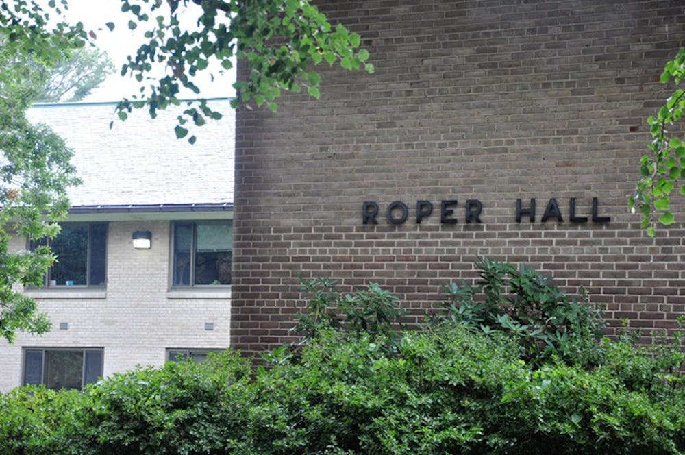 Roper Hall is one of the two dorms that will have gender-neutral housing this fall.