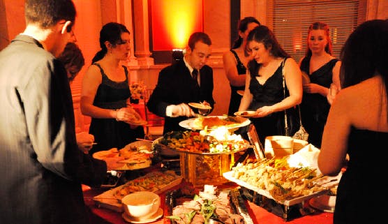 BLACK TIE â€” Over 800 students celebrated AUâ€™s â€œLegacy of Serviceâ€-themed Founderâ€™s Day Ball Feb. 25 at the Library of Congress. 