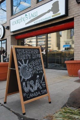 LUCK Oâ€™ THE IRISH â€” Murphyâ€™s Law Restaurant has enjoyed strong business since it came to the Tenleytown neighborhood in December 2009, according to co-owner Mark Sullivan. The Advisory Neighborhood Commission for the area advocated more development in a 2008 report.