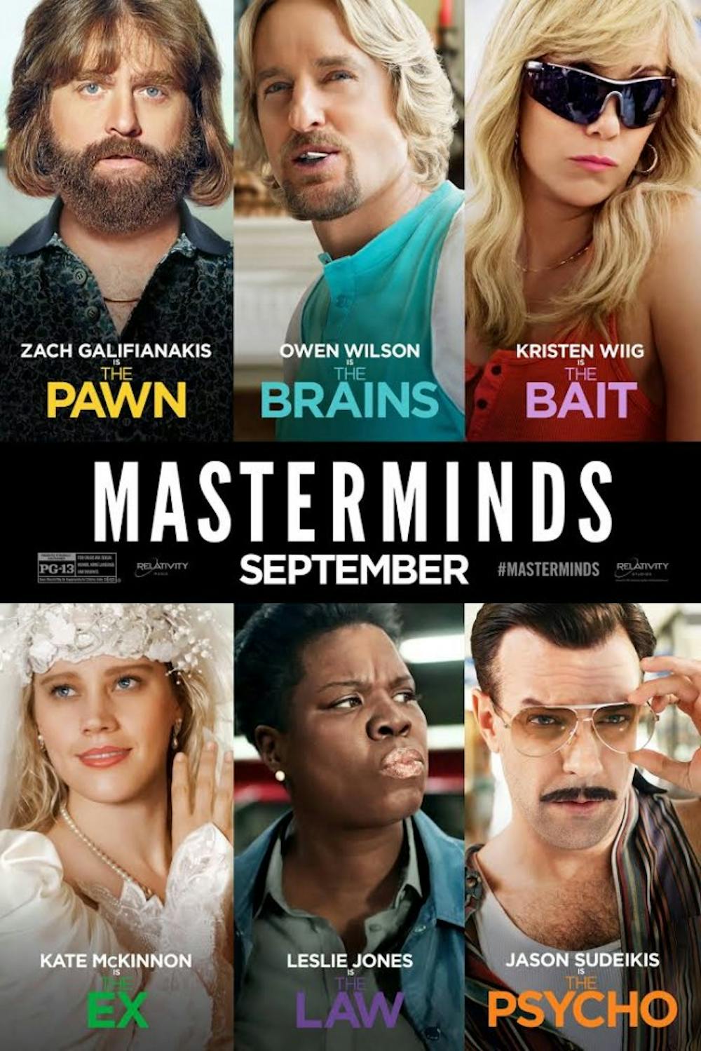 Movie Review: "Masterminds"