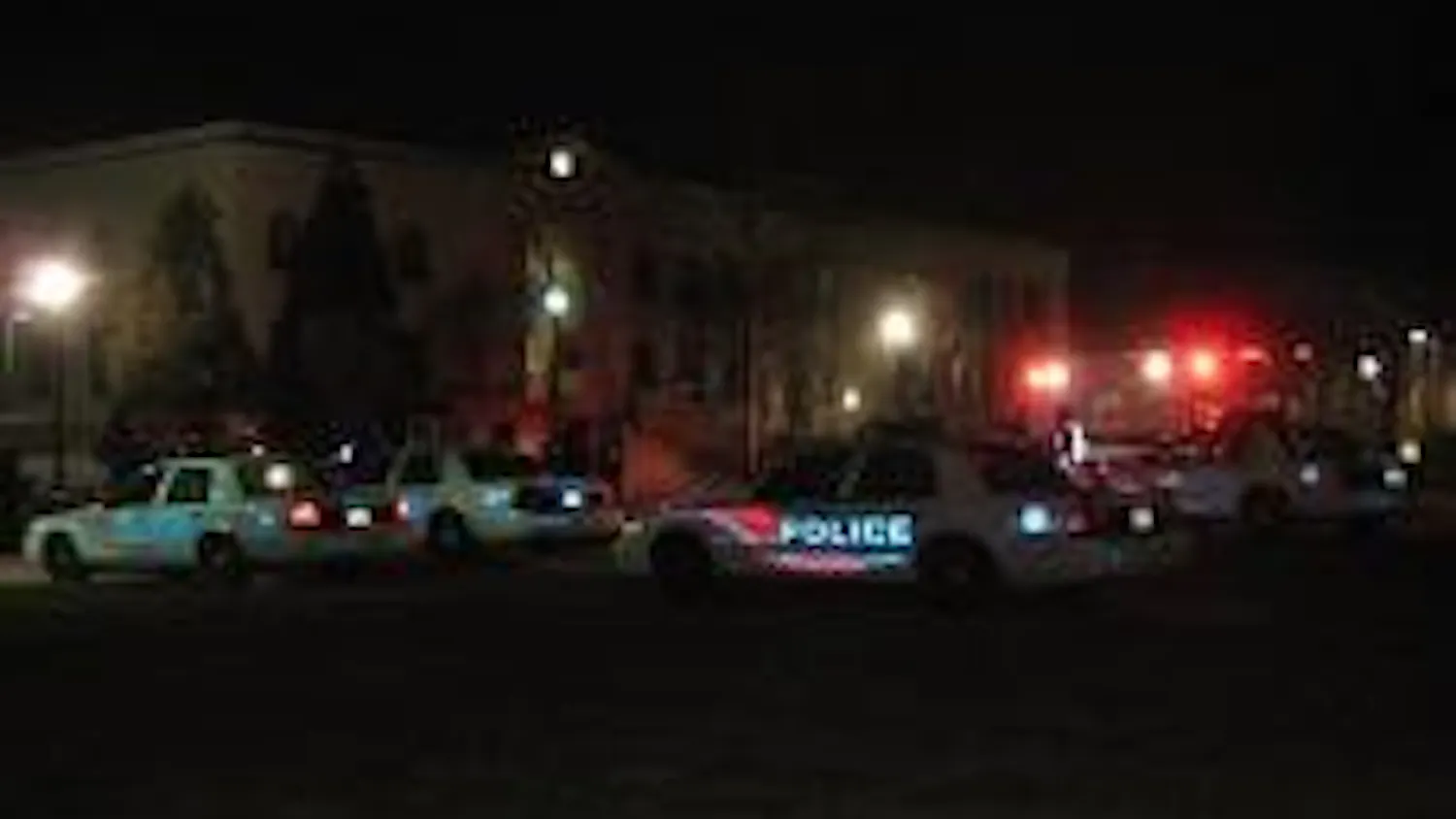 EMERGENCY RESPONSE - MPD, DCFD and Public Safety respond late Saturday to a fight in MGC. Police estimate 500 to 600 people were present at the time of the incident.
