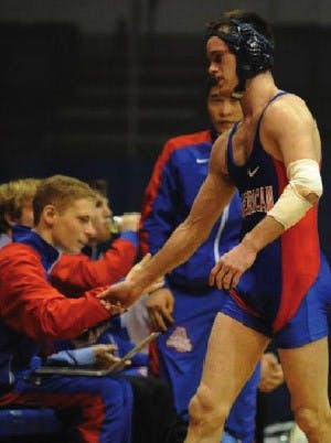 Corey Borshoff split his two weekend matches for the Eagles, who will next head to the National Duals Regional.