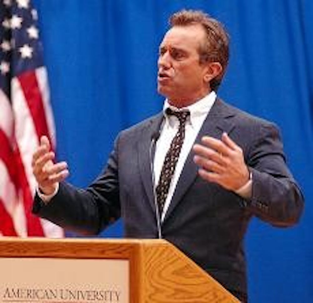 Robert F. Kennedy Jr.  discussed the government's ignorance of the environment.