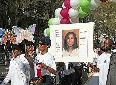 WALK IT OUT - Participants in the third annual Walk for Lupus proceeded down Pennsylvania Avenue sported butterfly signs and pictures of Lupus victims to raise money and awareness for lupus. Several participants wore shirts representing the person they we
