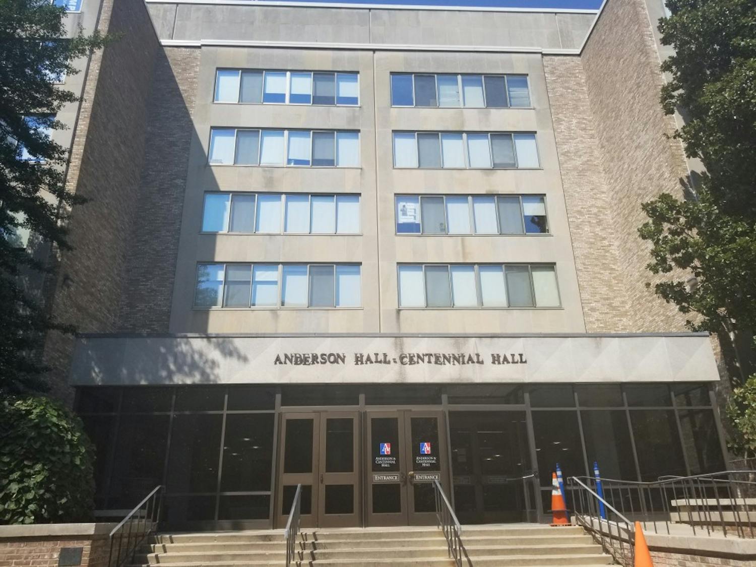 Stock Photo of Anderson and Centennial Hall