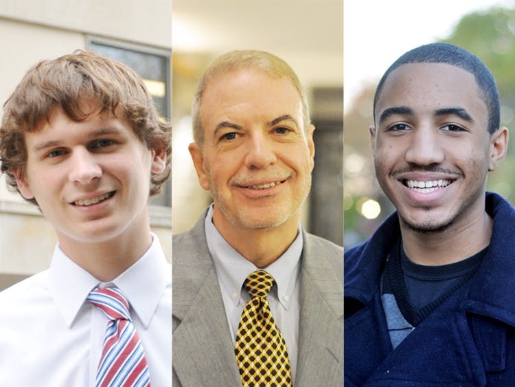 ELECTION DAY â€“ ANC 3D candidates (from left) Tyler Sadonis, Tom Smith and Deon Jones await the final vote count in the Nov. 2 midterm elections for ANC 3D 02 and 07 commissioner. Sadonis and Smith are running for ANC 3D 02; Jones is running for ANC 3D 07.