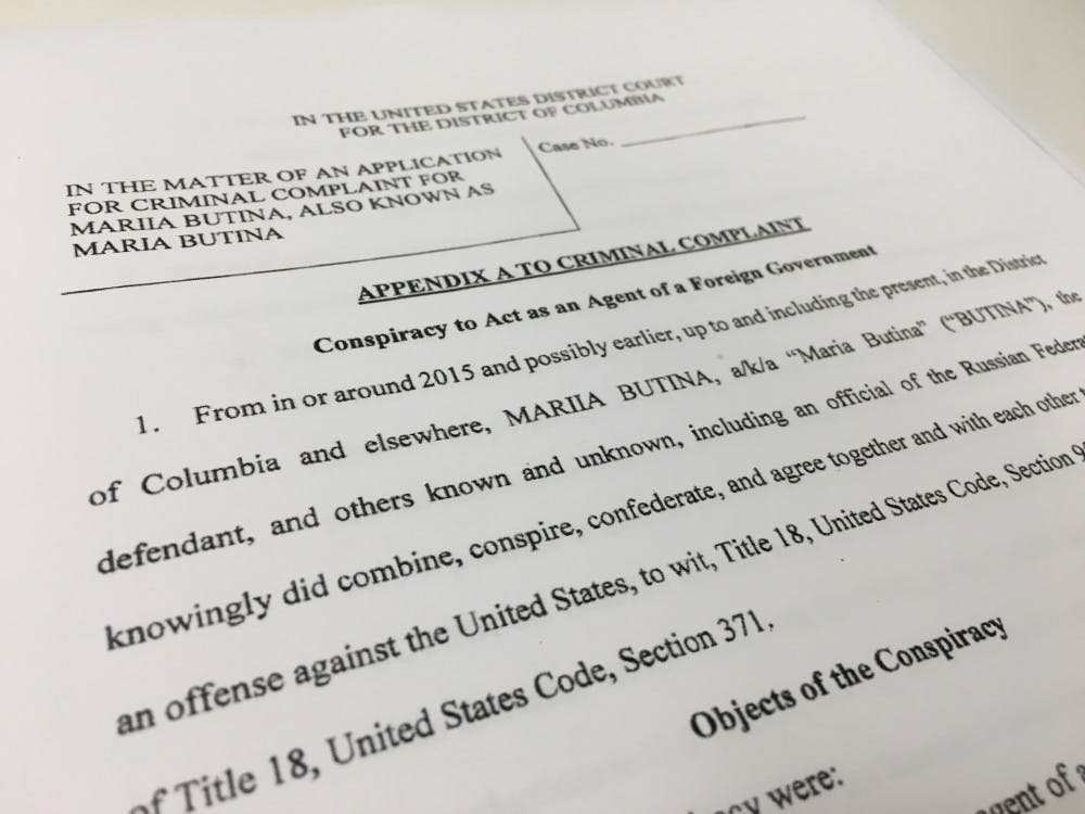 Maria Butina complaint