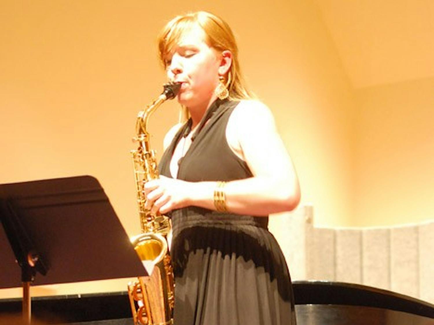 The AU community attended a concert celebrating the Spanish and Latin American music on Friday. The concert featured AU music students like Emily Warden, ‘11 CAS (pictured). “Sientelo†in Spanish means “feel it.â€
