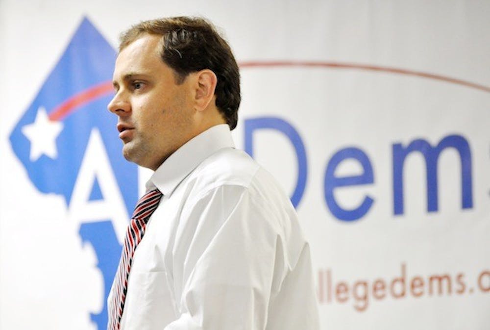Rep. Tom Perriello, D-Va., spoke at AU Tuesday and answered audience questions.
