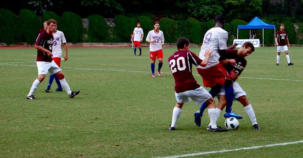 No. 9 Alassane Kane and the menâ€™s soccer team shredded the Colgate defense for three goals in Saturdayâ€™s shutout victory, the Patriot League opener for both teams. Kaneâ€™s score on a penalty kick was sandwiched between goals from Seth Goldman and Tyler Collins.