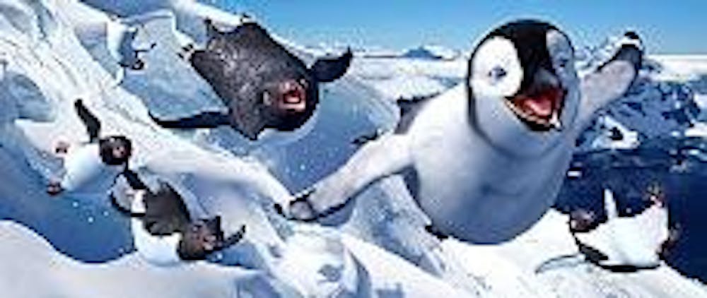 'Happy Feet' soared to the top of the box office charts two weeks ago and has held its icy ground against James Bond. 