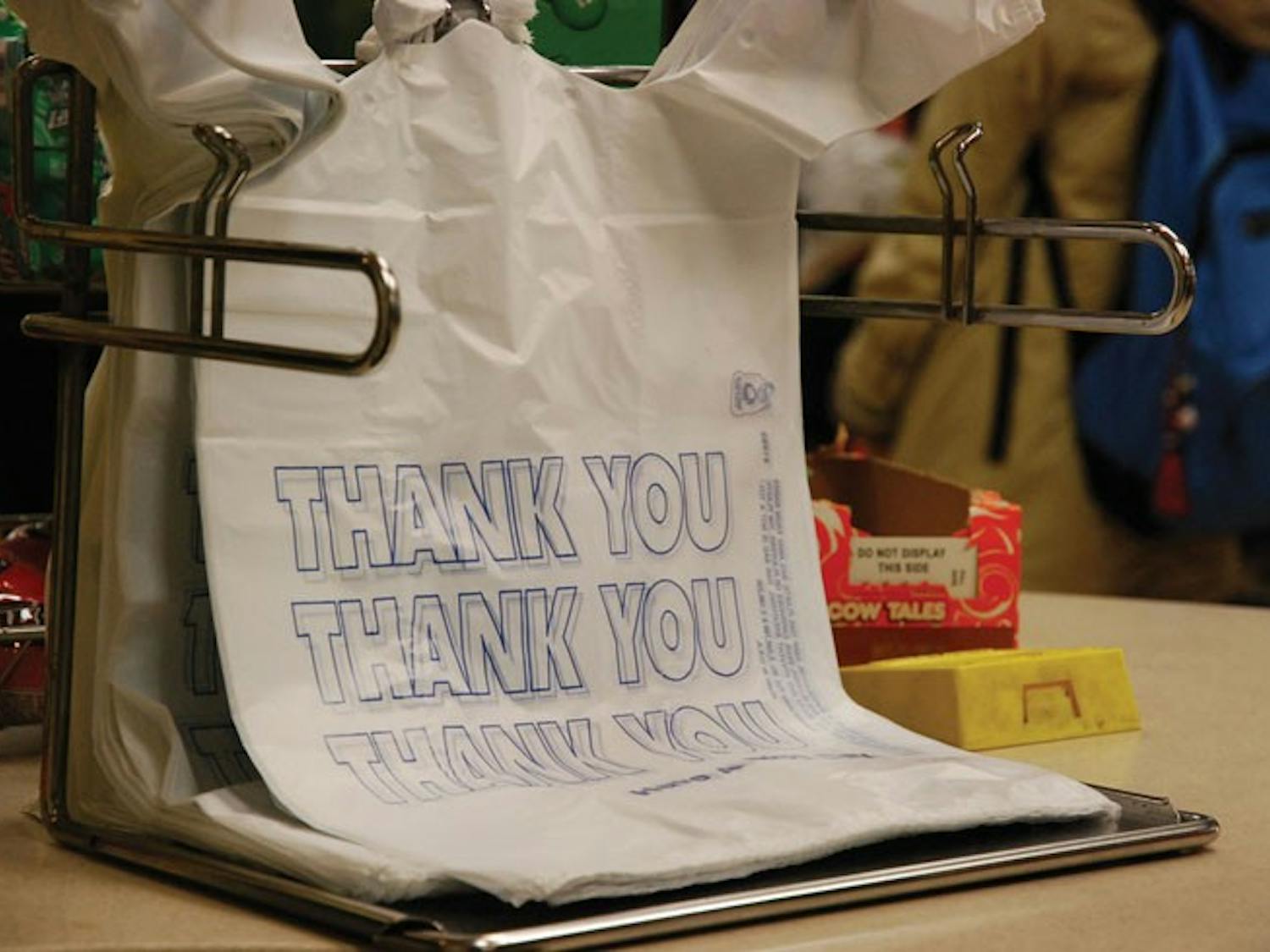 BAG IT UP — A new 5-cent fee on each disposable bag shoppers take during checkout was implemented throughout the District on Jan. 1. The “Skip the Bag, Save the River†campaign was implemented by the D.C. government and the Anacostia River Protection Fund to cut down on the amount of plastic used in the District.