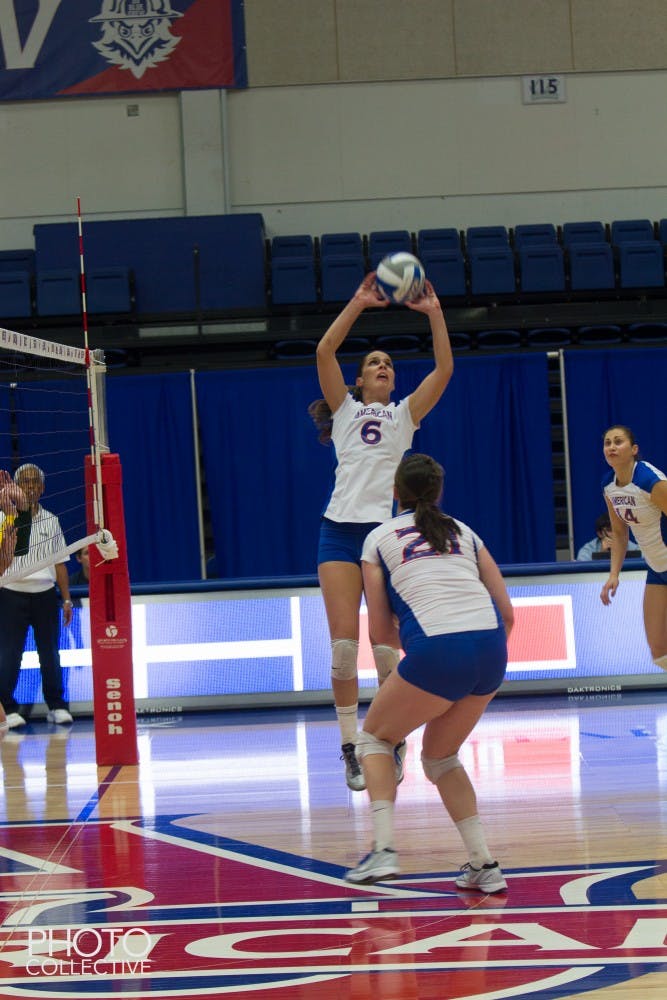 	Monika Smidova registered 32 assists in the Eagles’ victory over Norfolk State.