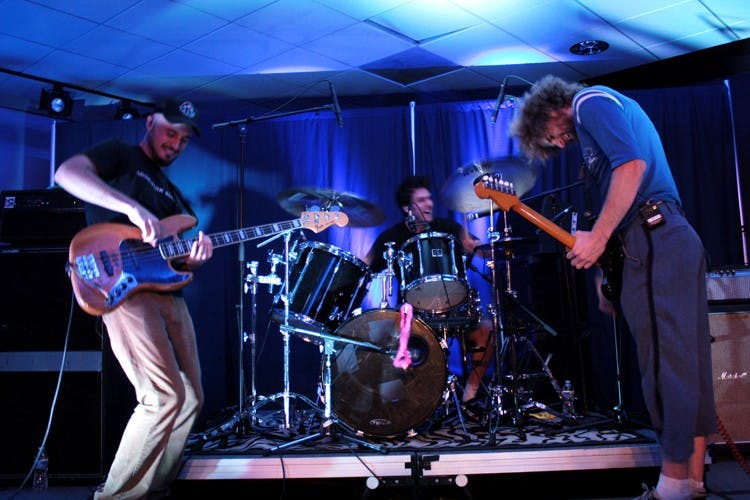 â€˜RADIOâ€™ WAVES â€” alternative-rock band State Radio played a well-received set and took the opportunity to share their political views with the audience. Over the past eight years, the band has built a reputation for combining their high energy rock with support for various causes and charities.